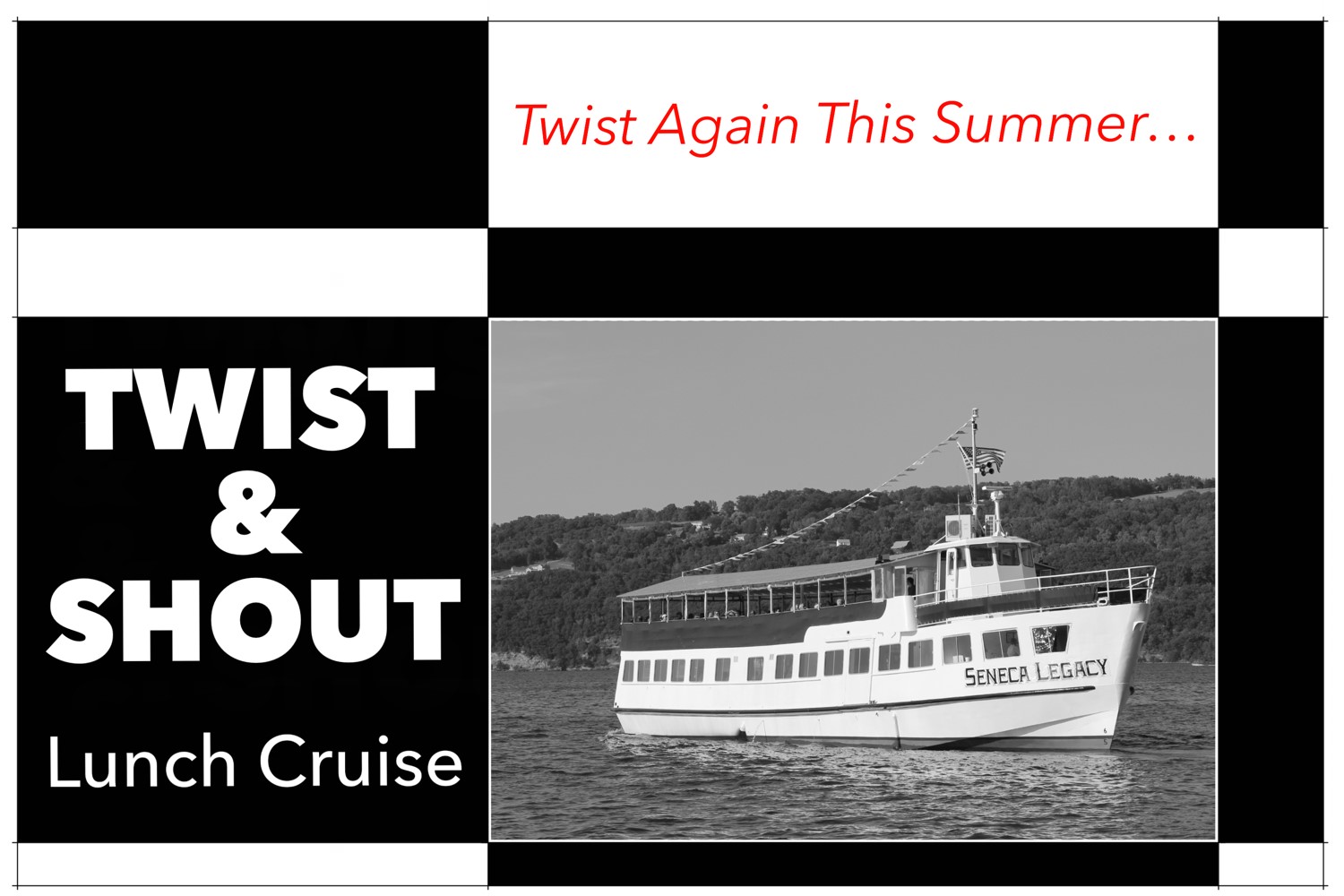 Twist & Shout Seneca Lake Lunch Cruise - Wed., July 24, 2024